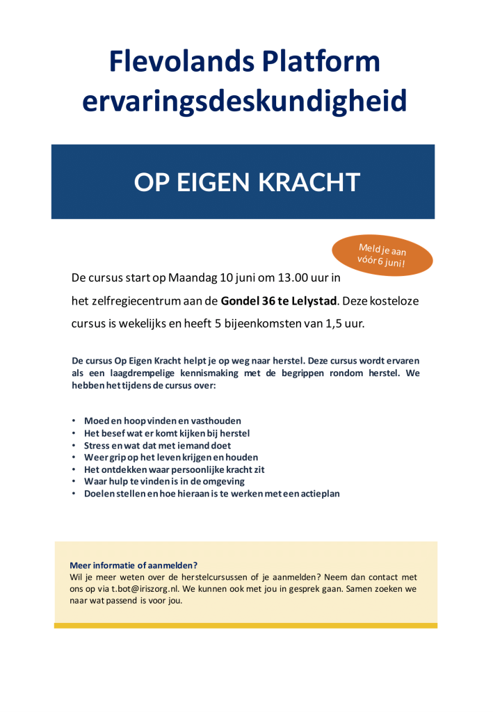 Flyer Op eigen kracht-1